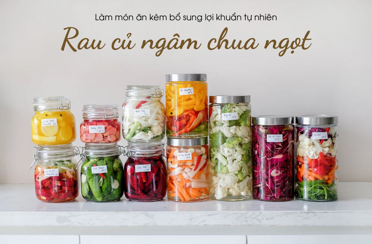 Cách làm rau củ ngâm chua ngọt – bổ sung lợi khuẩn tự ...